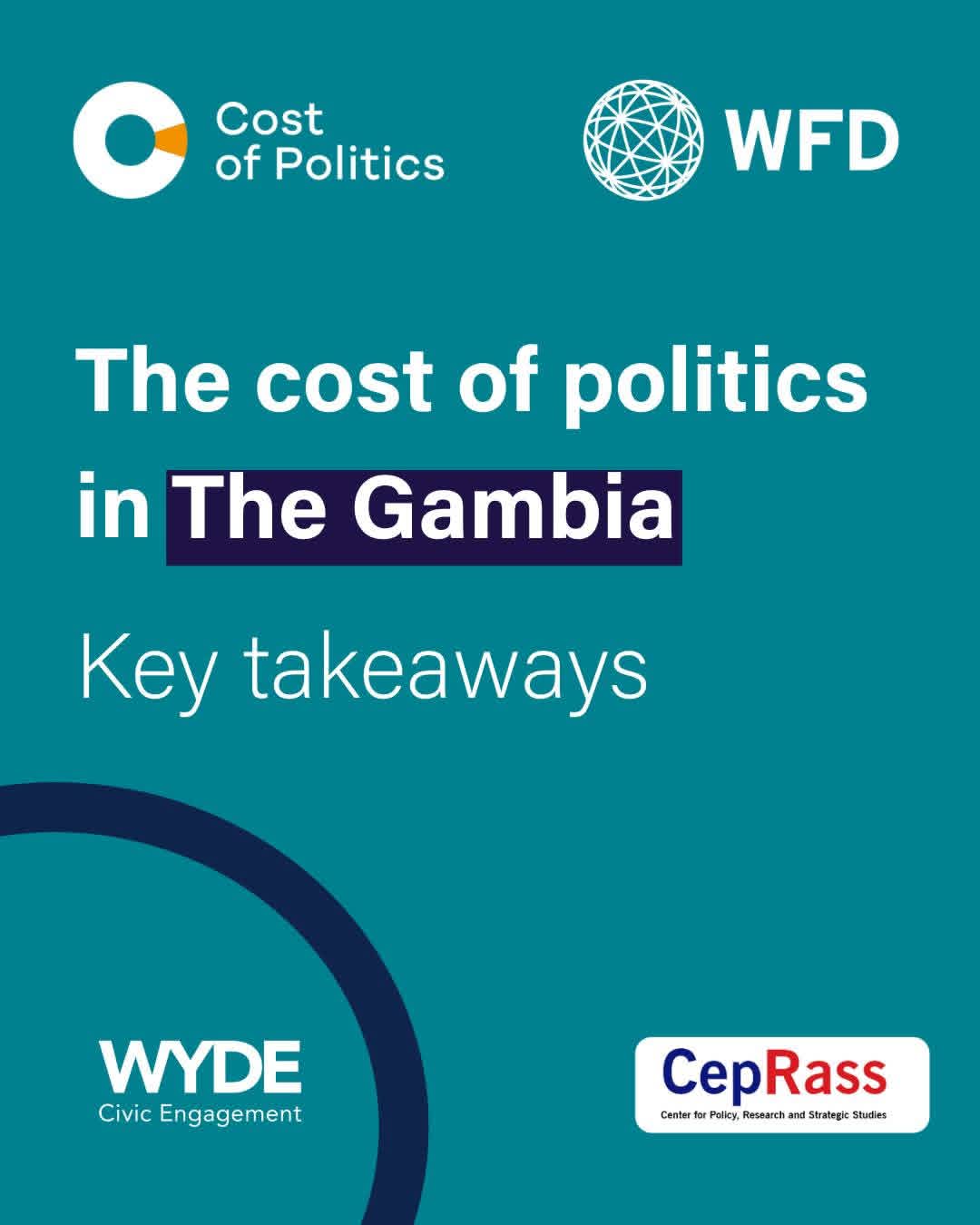 WESTMINSTER FOUNDATION FOR DEMOCRACY LAUNCHES COST OF POLITICS RESEARCH