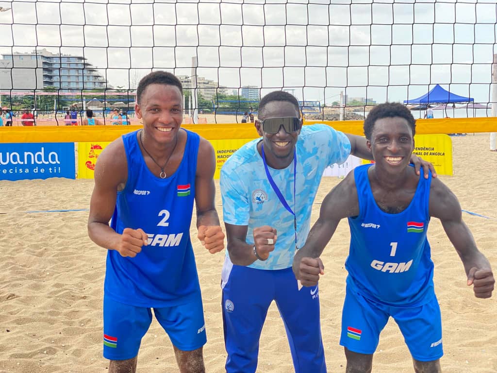 Gambian Duo Reach African Youth Games Beach Volleyball Final