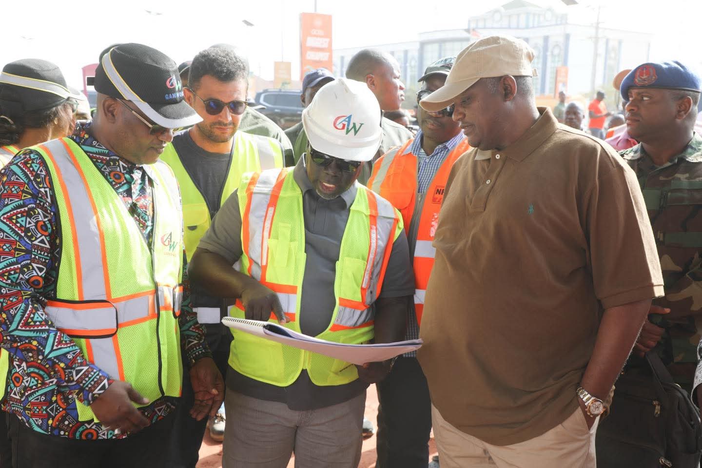 PRESIDENT BARROW INSPECTS KEY INFRASTRUCTURE PROJECTS 