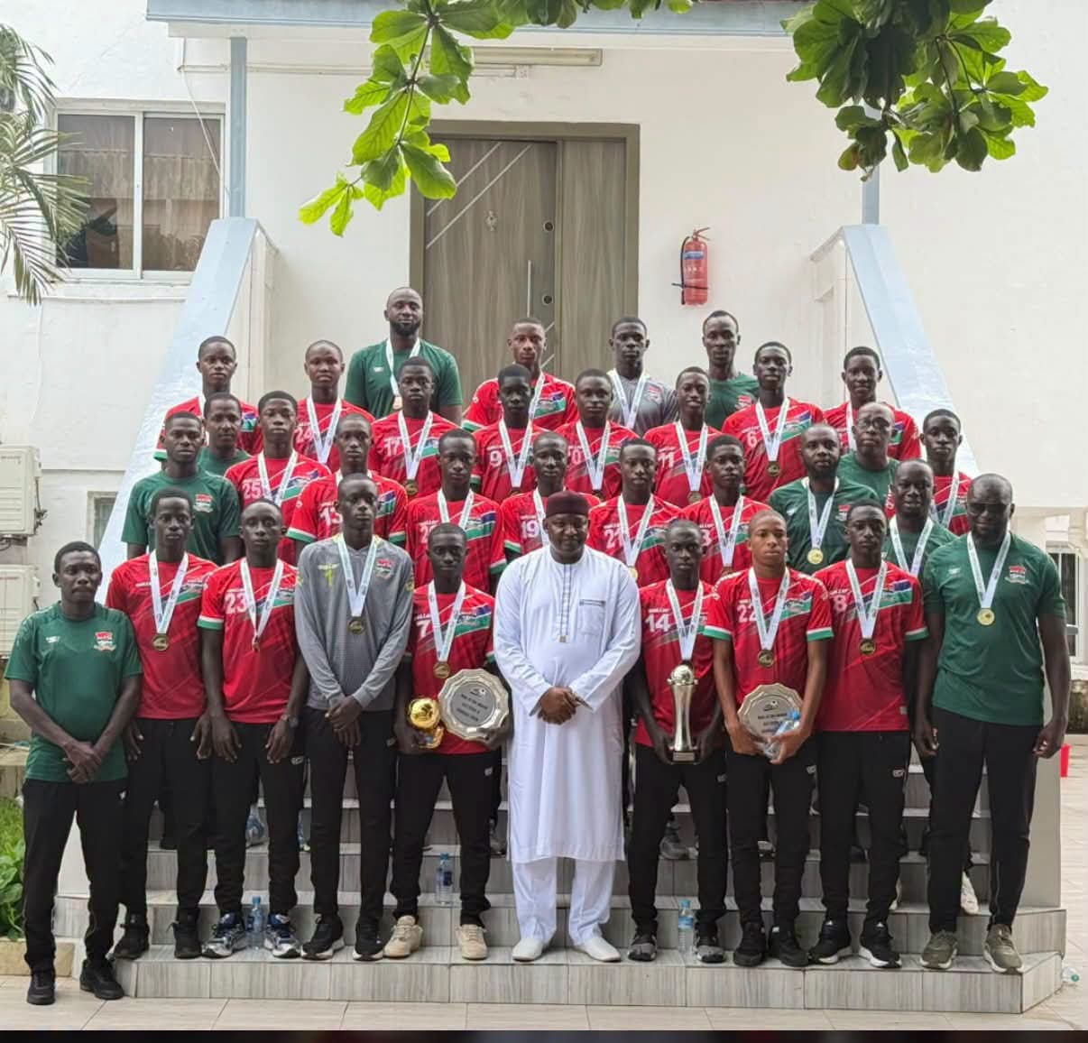PRESIDENT BARROW REWARDS WAFU CHAMPIONS WITH D2M